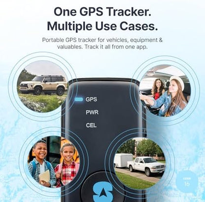Spy Tec GPS Tracker for Vehicles, Magnetic Case, 1-Month Service Included