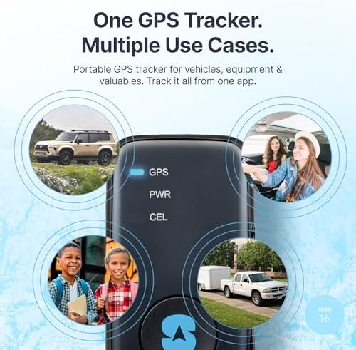 Spytec GPS Tracker for Vehicles & Kids, Mini Waterproof Magnetic Real-Time