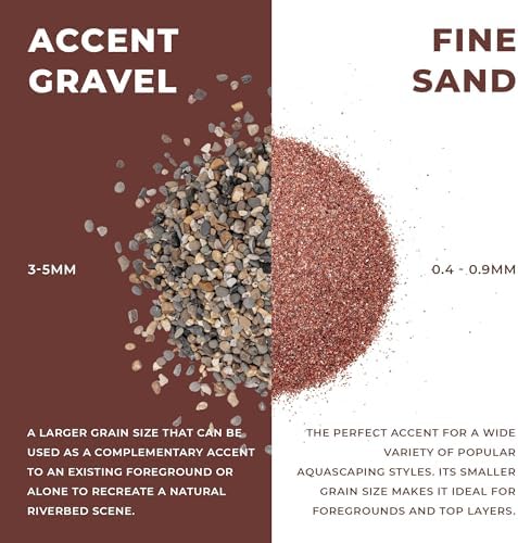 Ultum Nature Systems Controsand Morocco Gravel (3L) - Small Pebbles for Fish Tank - Planted Aquarium Rocks - Fish Tank Substrate - Aquarium Pebbles - Versatile Fish Tank Stones