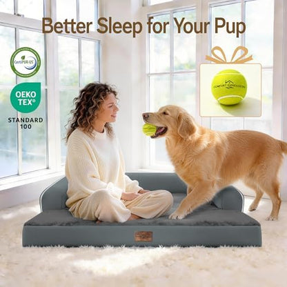 Comfort Expression Orthopedic XL Dog Bed for Large and Extra Large Dogs