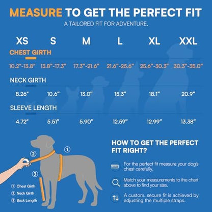 Queenmore Dog Leg Sleeve to Stop Licking, Alternative to Cone of Shame, After Surgery Dog Elbow Protector with Magic Tapes, Recovery Suit for Dogs, Navy Blue, S