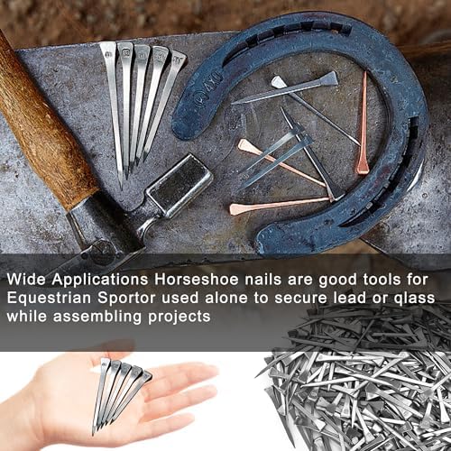 Steel 2" Horseshoe Nails E5 Horseshoe Nails Box of 250pcs