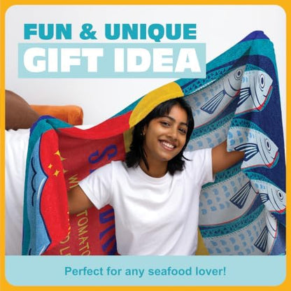 WHAT DO YOU MEME? Cozy Concepts Co. Sardines Comfort Blanket by Relatable