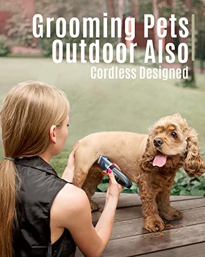 oneisall Dog Clippers Low Noise Grooming Kit for Dogs Cats Pets