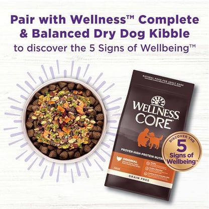 Wellness Bowl Boosters Immune Health Dog Food Topper with Freeze Dried Pieces for Small, Medium, and Large Breeds, Grain Free, Natural, Plant Based, 4 oz Bag