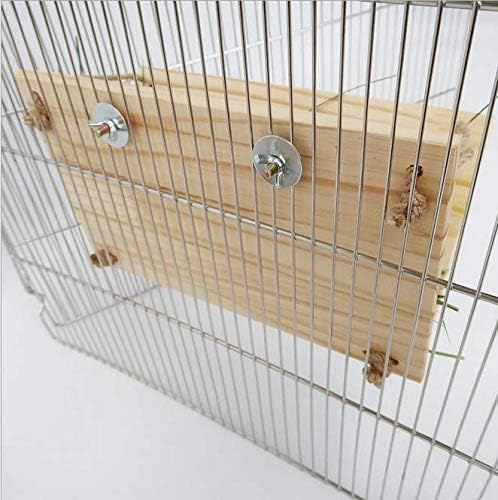 Litewoo Rabbit Hay Rack Manger Feeder Bunny Food Dispenser Wooden Hay Manger Rack Holder for Hamster Chinchilla Guinea Pig Small Animal Cage Accessories (A)