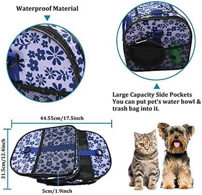Soft-Sided Kennel Pet Carrier, Airline Approved Travel Handbag