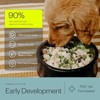 Maev Human-Grade Frozen Fresh Chicken Puppy Food, 5 lb