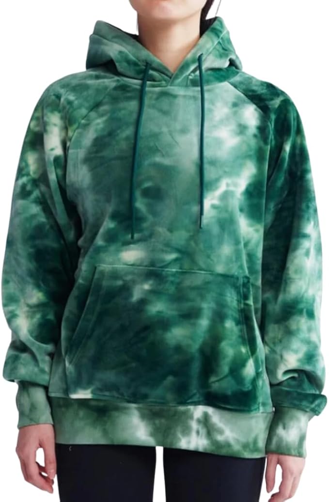Spark Paws Human Hoodie - Premium Quality, Buttery Soft, Superior Comfort and Fit, Calming Fleece Interior, Suitable for All Styles – Green Skydye - S