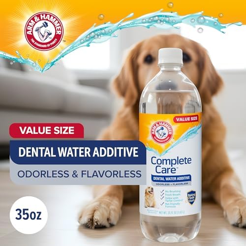 Arm & Hammer Complete Care Dog Dental Water Additive, 35 Fl Oz