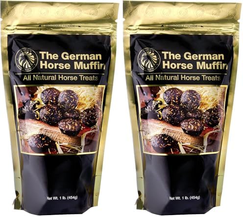 STONEMUSLE The German Horse Muffin All Natural Horse Treats 1lb (Pack of 2)