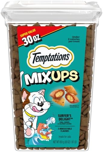 Temptations MixUps Crunchy Cat Treats, Surfer's Delight, 30 oz
