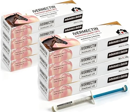 Paste for Horse 1.87% – 8 Pack Apple Flavored 6.08g Each Tube for Horses Only