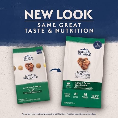Natural Balance Limited Ingredient, Lamb & Brown Rice, 24 lb
