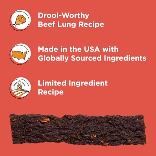 BIXBI Skin & Coat Support Beef Liver Jerky Dog Treats, 12 oz - USA Made Grain Free Dog Treats - Antioxidant Rich to Support Shiny, Full Bodied Coats - High in Protein, Whole Food Nutrition, No Fillers