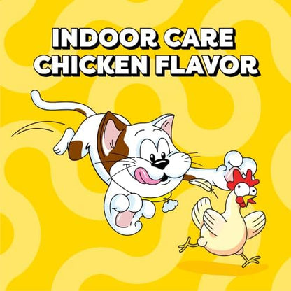 Temptations Indoor Care Crunchy & Soft Cat Treats, Chicken, 4.9 oz, 10 Pack