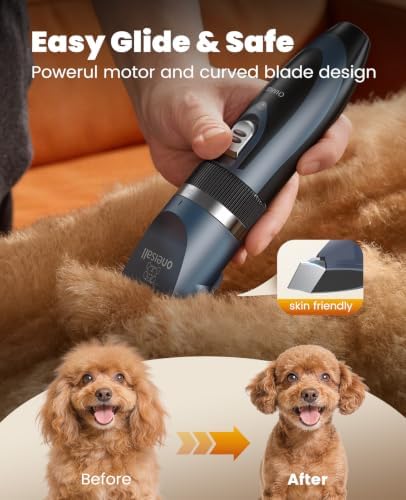 oneisall Dog Clippers and Paw Trimmer Grooming Kit