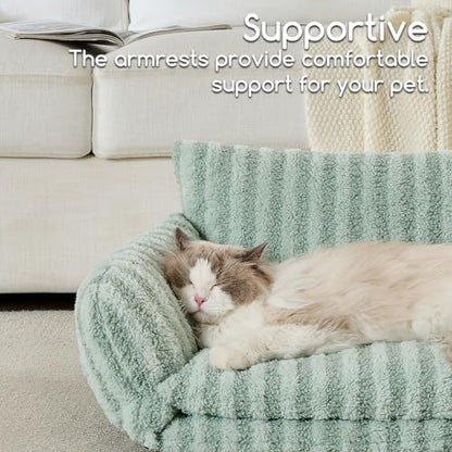 Hollypet Cat Bed Small Dog Orthopedic Couch Beds for Pets up to 20 lbs