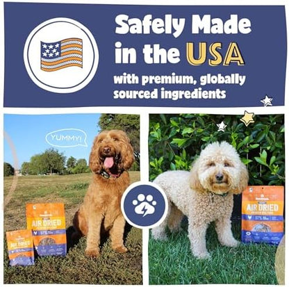 Pawstruck Air Dried Dog Food with Real Chicken, Grain Free, Made in USA, Non-GMO, Vet Recommended, High Protein Limited Ingredient Full-Feed, All Breeds & Ages, 2.5oz Trial Bag