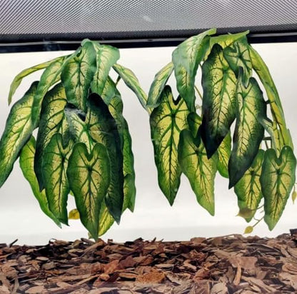 Reptile Plants for Terrarium, Reptile Tank Decor,Artificial Plants