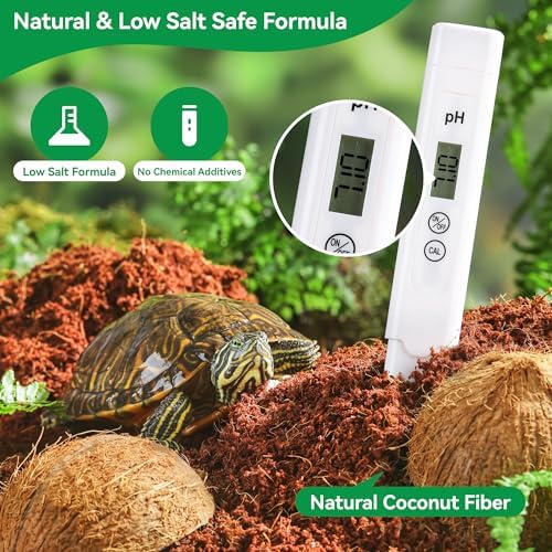 3 Pcs Organic Coconut Fiber Substrate, Biodegradable 100% Natural Coco Soil Brick, Multipurpose Eco-Friendly Terrarium Bedding for Reptiles, Tortoise, Bearded Dragon, Gecko, Snake & Amphibians