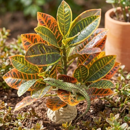 Artificial Leaves Reptile Plants Reptile Tank Decorations Accessories
