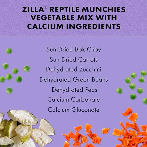 Zilla Reptile Munchies Vegetable and Fruit Mix, 4 Oz