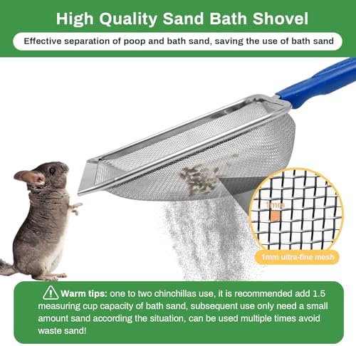 Large Chinchilla Sand Bath Container Kit Plastic Chinchillas Dust Bath House with Sand Cup and Sand Shovel Hamster Shower Room for Hedgehog Guinea Pig Squirrel and Other Small Animals（Pink）