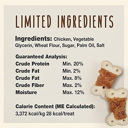 Cadet Gourmet Chicken Wrapped Biscuit Dog Treats,Training Treats for Small and Large Dogs,Inspected & Tested in USA,14 oz.,(Pack of 2)