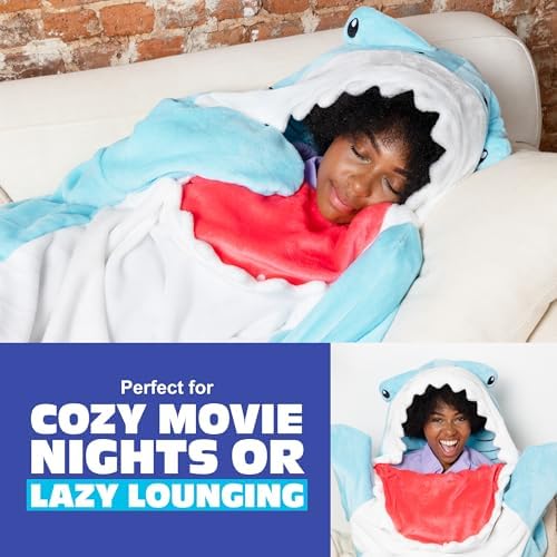 WHAT DO YOU MEME? Cozy Concepts Co. Hammerhead Shark Blanket by Relatable