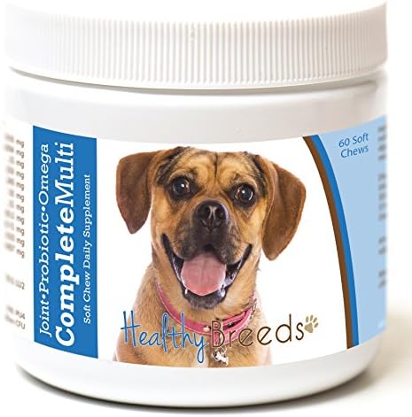 Healthy Breeds Puggle All In One Multivitamin Soft Chew 60 Count