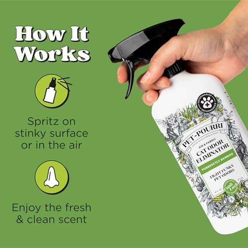 Pet-Pourri Smell Ya Litter Cat Litter Deodorizer Spray, Bamboo 10 Ml