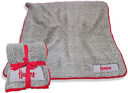 Logo Brands Officially Licensed NCAA Unisex Frosty Fleece Blanket, One Size, Team Color