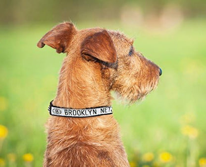 Pets First NBA PET Collar BROOKLYN NETS Dog Collar, Size Large Basketball Team Collar for Dogs & Cats. A Shiny & Colorful Dog & Cat Collar Licensed by the NBA