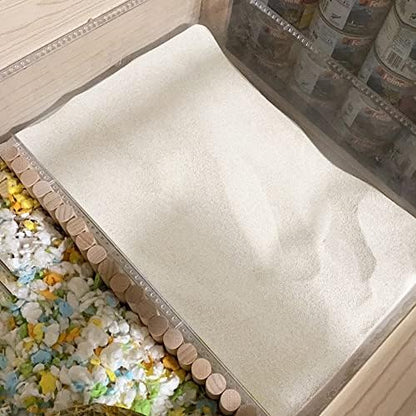 DR.DUDU 6.6lb Hamster Sand for Sand Bath, Hamster Cage Accessories(White)