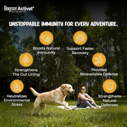 Dogsee Activet+ Freeze Dried Dog Food Topper with Yak Cheese Powder, Dog Supplement for Multi Vitamin, Boosting Immunity, Supports Growth, Improve Overall Health & Digestion (30 Sachets)