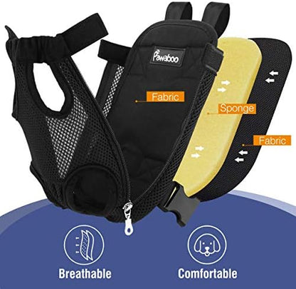 Pawaboo Pet Front Carrier Backpack for Small Medium Dogs