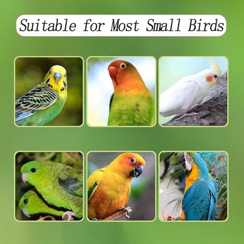 No Mess Bird Feeder for Cage, Automatic Acrylic No Mess Bird Feeder Cage
