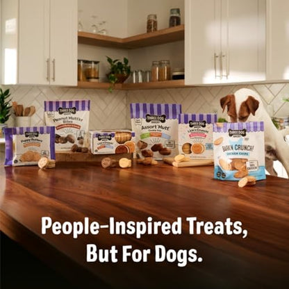 Three Dog Bakery Ultimate Celebration Cake Bites,Soft-Baked Dog Treats and Cookies with Real Ingredients,12 oz,(Pack of 2)