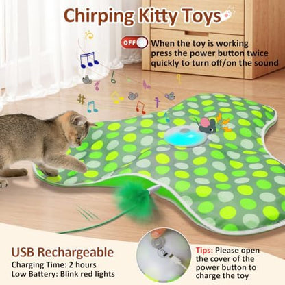 Sofolor Interactive Cat Toys for Indoor Cats, Cat Exercise Toys