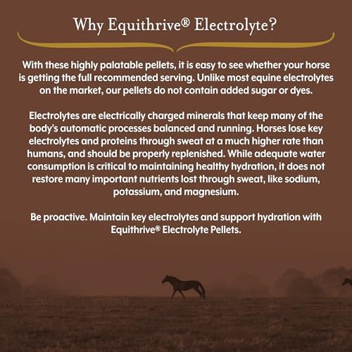 Equithrive Electrolyte Pellets Horse Supplement, .5 lbs, 3 Day Supply