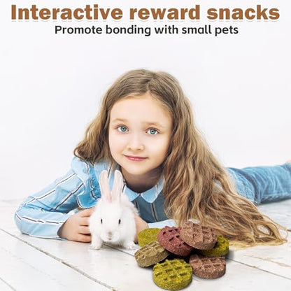 PINVNBY 20PCS Bunny Chew Toys Small Animal Molar Snacks for Teeth Rabbit Treats for Hamster, Chinchilla, Guinea Pig, Squirrels, Gerbils and Small Animals