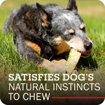 Redbarn Pet Products Natural Rawhide Bully Slices - Peanut Butter Flavor - Premium Grain-Free Beef Hide Treats High Protein Low Fat for Chewers - 27 oz
