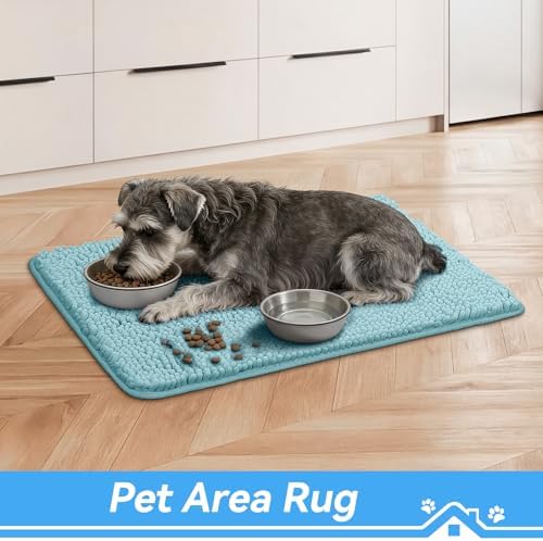 Bcoimo Super Absorbent Dog Door Mat, 30"*20" Anti Slip Mat for