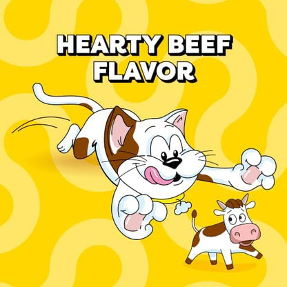 Temptations Classic Crunchy Cat Treats, Hearty Beef, 3 oz, 12 Pack