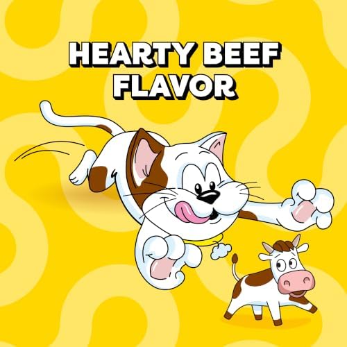 Temptations Classic Crunchy Cat Treats, Hearty Beef, 6.3 oz, 10 Pack