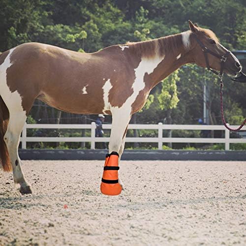 Hoof Soaking Boot Horse Soaker Hooves Treatment Bag with EVA Pad 1 Pair