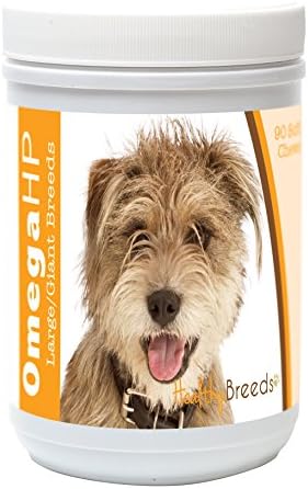 Healthy Breeds Mutt Omega HP Fatty Acid Skin and Coat Support Soft Chews 90 Count