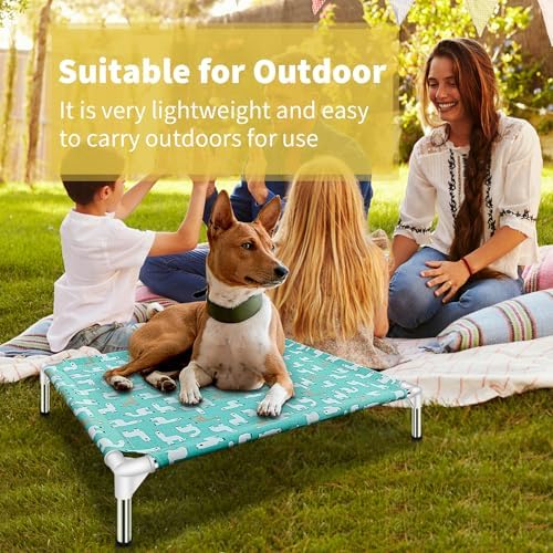 Elevated Dog Bed Pet cot - Pet Bed for Medium Dogs | Raised Pet Bed