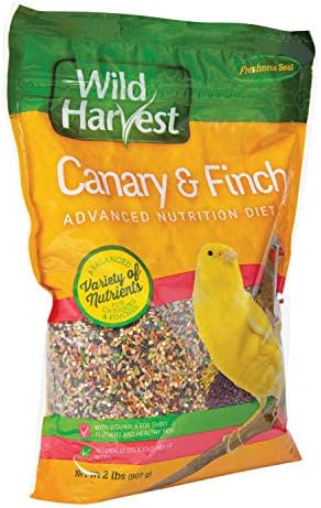 Wild Harvest Advanced Nutrition Bird Food For Canary & Finch, 2 lbs
